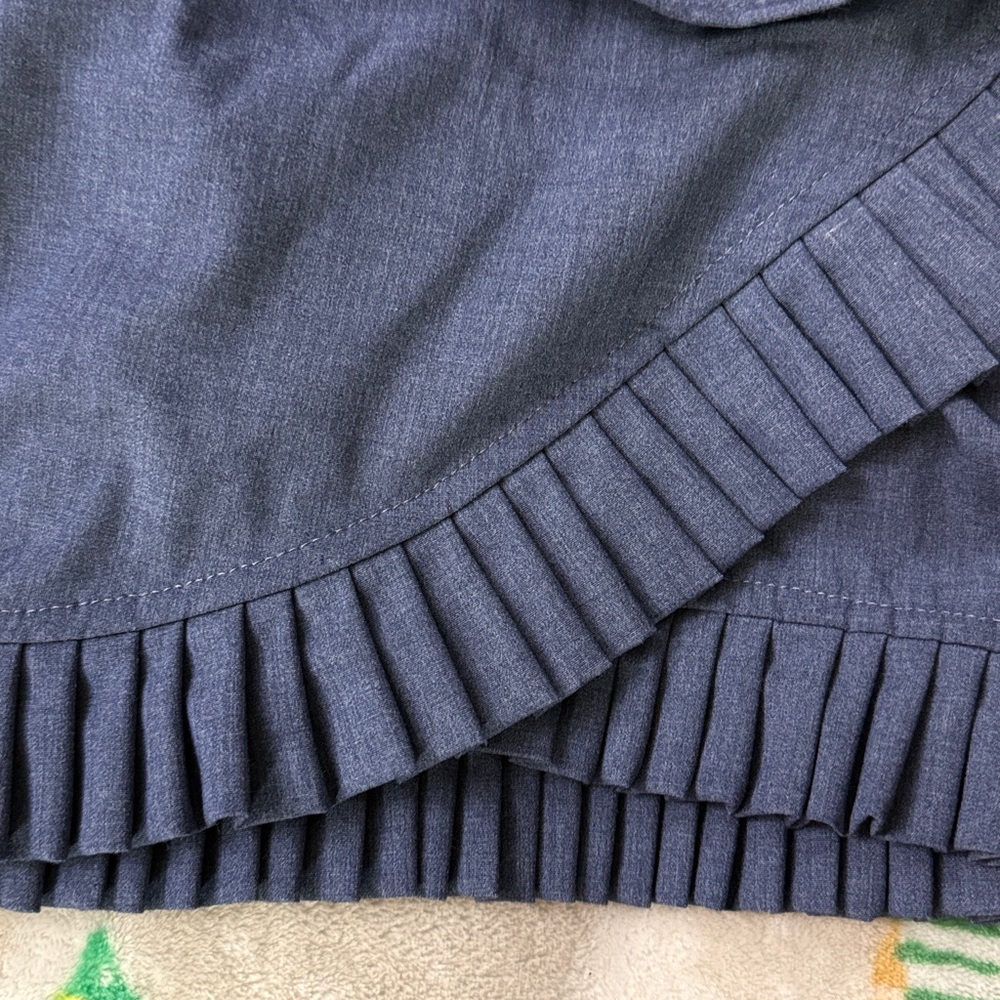 Elegant Blue Women's Skirt - Picture 3 of 3
